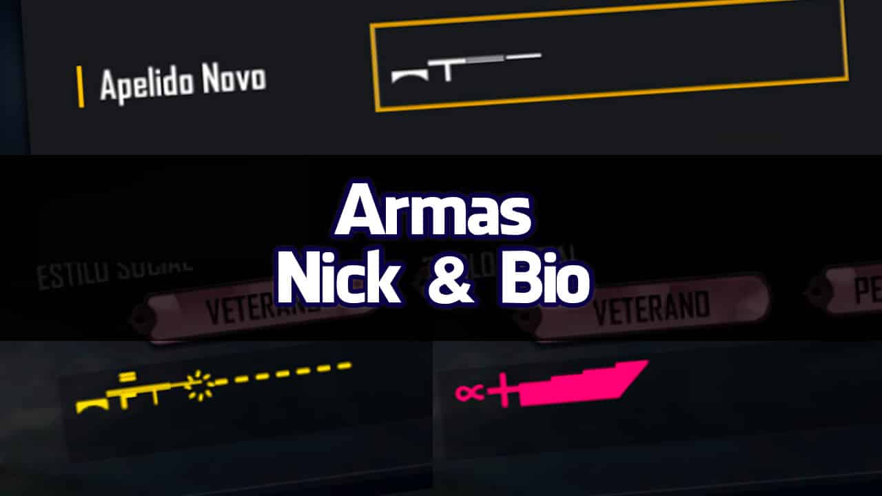 Armas para Nick Free Fire